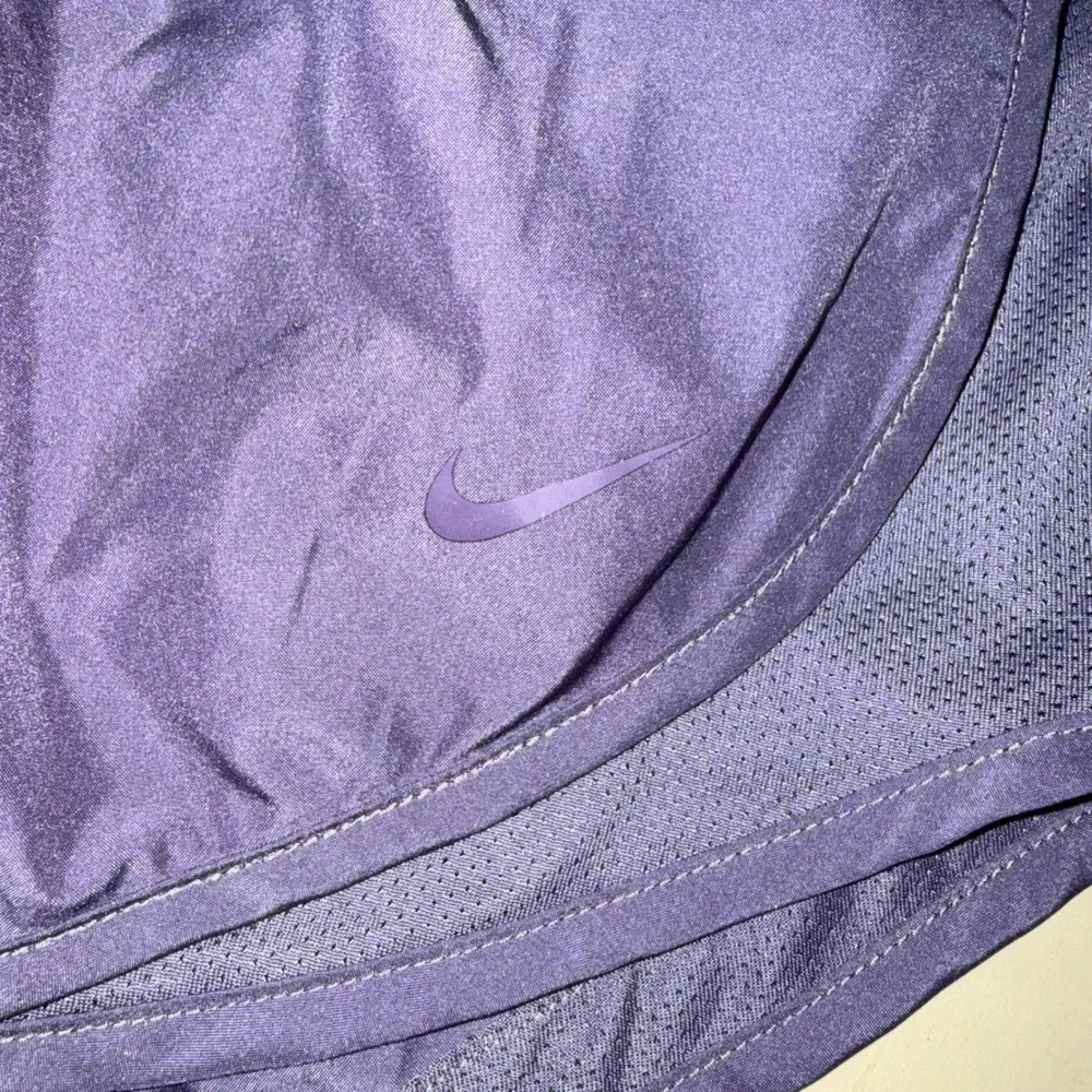 Nike Dri-FIT Running Shorts S Purple Mesh Panel Elastic Waist Athletic Workout